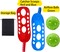 Scoop Ball Game Scoop and Ball Toss Set Toss Catch Game Toy Lacrosse Racket Game with Storage Bag, 4 Scoops and 2 Balls
